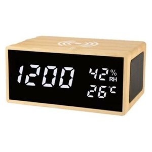 Reloj despertador de madera JUSTAMINUTE JD9533 - Product Image 1