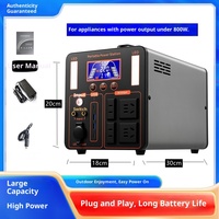 Générateur solaire portable 220V pour extérieur avec stockage d'énergie au lithium-ion, contrôleur MPPT 300W, onde sinusoïdale pure, USB, LED, adaptateur secteur AU/US/EU