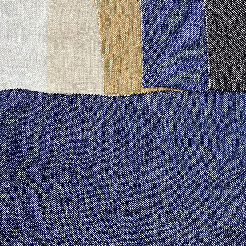 Готовые товары, тканая ткань из 100% льна для пиджака, 195gsm