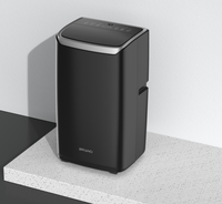 Nouveau climatiseur portable électrique 18000 BTU, refroidissement et chauffage, fréquence fixe, WiFi intelligent, grande pièce, usage domestique et hôtelier aux États-Unis, en plastique