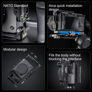 ที่ครอบกล้องสำหรับ <span class=keywords><strong>Sony</strong></span> <span class=keywords><strong>FX3</strong></span> FX30, ที่กันการสั่นสะเทือนสำหรับการถ่ายภาพ - Product Image 2