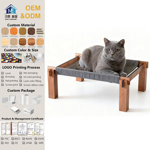 Kattenhangmat Bed Houten Kat Schommelstoel Klein Kat & Hond Meubelbed - Product Image 1