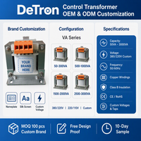 Transformador de Control Monofásico con Bobinado de Cobre BK 50VA-3000VA 380V a 220V/480V 50/60Hz para Iluminación