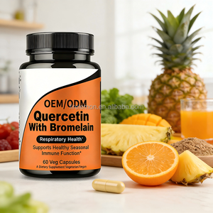 Capsules de Quercétine OEM/ODM, Bromélaïne, Vitamine C, Fibres Alimentaires, Compléments Alimentaires, Soutien Immunitaire, Soutien à la Santé Respiratoire - Product Image 3