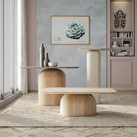 Table d'appoint moderne minimaliste réglable en hauteur, pliable, en MDF et bois massif, pour salon, bureau à domicile, salle à manger, usage scolaire