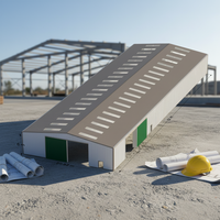 Bâtiment Agricole Préfabriqué en Acier Léger avec Conception de Entrepôt de Stockage