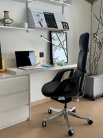 Nouvelle chaise de jeu ergonomique en cuir, siège de jeu pivotant réglable pour bureau de jeu
