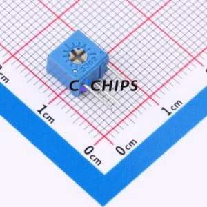 3362S-502-LF Adjustable Resistor / <b>Potentiometer</b> Through hole Component (THT)-3P,7x6.8mm Resistor 5kOhm 10% 500mW 250ppm/ - Product Image 1