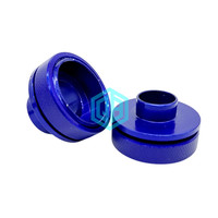 Ensemble de 10 bagues de guidage de routeur en aluminium, kit de modèle de routeur de style pro avec et écrous de blocage, convient à toute plaque de base de 1-3/16 "ou 1-1/4"