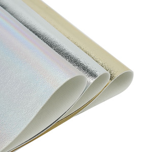 Tissu métallique miroir en cuir PU extensible, épaisseur 0,85 mm, imperméable et écologique, pour sacs à main pour femmes, canapés, vêtements et ballons de football - Product Image 1