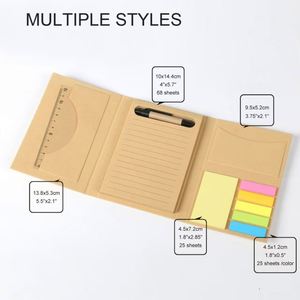 Juego de Cuadernos Multifuncionales de Papel Kraft, Notas Engrosadas para Aprender, Uso en la Oficina y la Escuela, Esencial para Escribir y Tomar Notas - Product Image 2