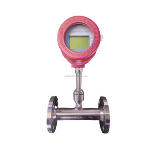 Débitmètre massique thermique numérique haute température RS485 personnalisable en acier inoxydable pour liquides/gaz/eau, type insertion, IP65 - Product Image 1