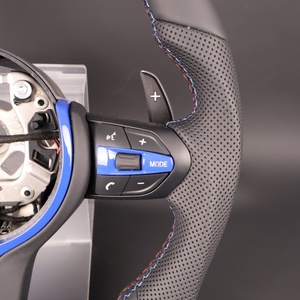 <span class=keywords><strong>Volante</strong></span> de Cuero Estilo Thong de 3 Radios para <span class=keywords><strong>BMW</strong></span> E46 F30 F10 E90 E60 G20 G30 F32 <span class=keywords><strong>328i</strong></span> F36 M340i E39 F22 F11 540i E87 M3 E70 M4 - Product Image 2