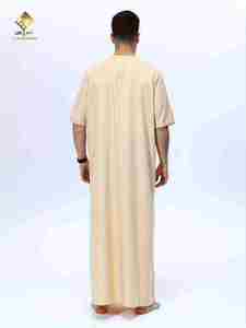 Robe arabe élégante pour homme - Robe de prière à manches souples, lavable en machine, vous êtes spécial dans ce modèle - Product Image 3