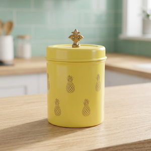 Decorative Metal <b>Container</b> for Home Decor, Multipurpose Metal <b>Storage</b> Box with Lid, Handmade Metal Organizer for <b>Kitchen</b> <b>storage</b> - Product Image 6