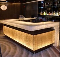 Bureau d'accueil de salon de petite taille sur mesure