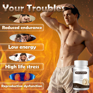 OEM Ginseng Capsules voor Mannen, Natuurlijke Energiebooster, Krachtige Pillen ter Ondersteuning van de Mannelijke Kracht en Reishi-extract - Product Image 5