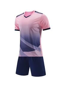 男性用Tシャツジャージースーツスポーツユニフォームショーツ付きカスタムスポーツユニフォーム男性用女性用の名前と数 - Product Image 6