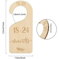 Offre Spéciale en bois bébé placard diviseurs vêtements organisateur bébé vêtements taille diviseurs pour bébé chambre pépinière décor