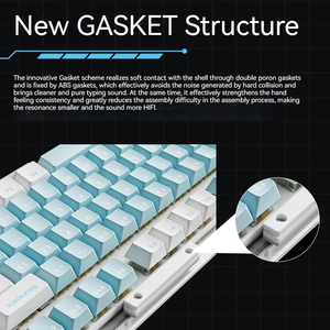 EWEADN X99 RGB tri-chế độ máy tính để bàn Bàn phím PBT Keycaps tùy chỉnh với bên khắc eSports nhà máy trực tiếp sản phẩm mới - Product Image 3