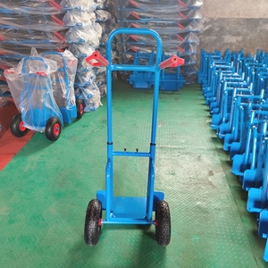 OEM Heavy Duty 150kg Marco de acero Carro de mano Plegable Convertible Plataforma Carro de transporte Goma Metal Saco Camión Carretilla <span class=keywords><strong>Dolly</strong></span> - Product Image 4