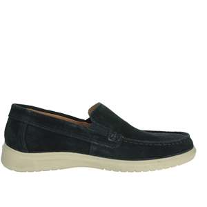 Mocasines de hombre de gamuza beige, estilo slip-on, informales. - Product Image 4