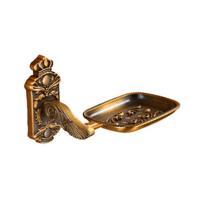 Accessoires de salle de bains <span class=keywords><strong>mural</strong></span> moderne creux égouttoir étanche finition laiton <span class=keywords><strong>porte</strong></span>-<span class=keywords><strong>savon</strong></span> <span class=keywords><strong>vintage</strong></span> en aluminium antique <span class=keywords><strong>porte</strong></span>-<span class=keywords><strong>savon</strong></span> - Product Image 2