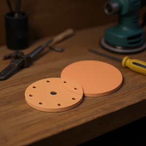 Disco de Lijado con Velcro Ttake de 150 mm, 8+1 Agujeros, Abrasivo de Corindón para Pulir Madera y Metal - Product Image 3