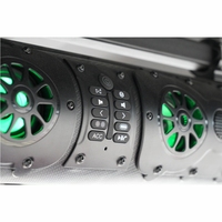 27 pouces nouveau Design cylindrique 8 pièces haut-parleur lumières LED voiturette de golf barre de son UTV/ATV/bateau/chariot Mini barre de son