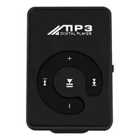 Lecteur MP3 USB portable mini à clip Clé C, Walkman en métal durable, lecteur multimédia musical, son HiFi, prend en charge les cartes Micro SD TF pour
