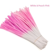 Bâtonnets de laine colorés dégradés, bâtonnets torsadés moelleux et sûrs pour l'éveil aux formes et aux couleurs des tout-petits et les loisirs créatifs faits main