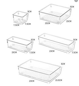 Japanese Waterproof PVC Transparent Four-Layer Storage Bags Office Organizer for Kitchen Tools and Student Stationery - Product Image 1