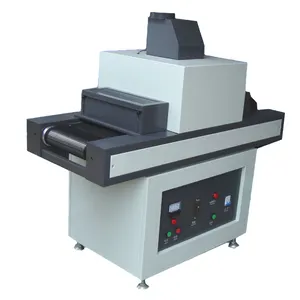 Mesin curing UV konveyor 2KW 300MM, untuk penyemprot cangkang ponsel peralatan pengecatan tinta UV kering