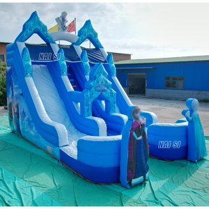 Structure gonflable aquatique avec toboggan, château gonflable aquatique, aire de jeux aquatique pour enfants, idéale pour les fêtes et les entreprises. - Product Image 4