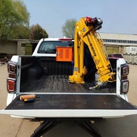 HAOY Grue de chantier 0,8 tonne avec télécommande, manipulateur articulé portable pour atelier