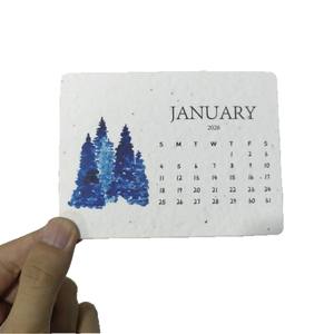 Custom Eco Friendly Floral Paper Products Plant <strong>Seed</strong> Paper <strong>Calendar</strong> for <strong>Advent</strong> <strong>Calendar</strong> - Product Image 4