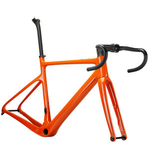 Nouvel arrivage T1100 A5 Cadre de vélo gravier en fibre de carbone 40C Pneus Cadre de vélo en carbone Frein à disque léger Cadre en carbone - Product Image 1