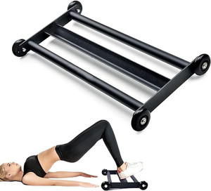 Wellshow Glute Ham <span class=keywords><strong>Glider</strong></span> <span class=keywords><strong>Ab</strong></span> Glute Machine Heavy Duty Exercise Wheels for Isstring Curl Abdominal and Leg Workouts - Product Image 1