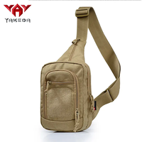 Sac tactique YAKEDA pour homme, petit sac de chasse léger camouflage, sacoche de poitrine, sac à bandoulière tactique, sac messager