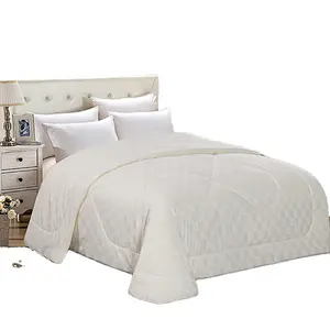 Duvet bordado de seda, conjunto de cama casal bordado de seda com colcha