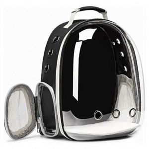Sac à dos de transport transparent et ventilé pour animaux de compagnie (chats et chiens) homologué pour la vente en gros, idéal pour la randonnée et les voyages en avion - Product Image 1