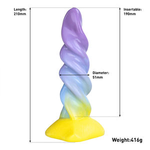 美しいカラフルなスタイルのセックストイ強力な吸盤付きアニマルディルド - Product Image 6