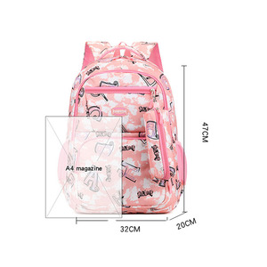Mochila Escolar Kawaii Impermeable para Adolescentes, con Estampado de Grafiti, para Primaria, con Estuche para Lápices - Product Image 2