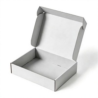 Boîte d'expédition pour vêtements en carton gris personnalisée avec votre logo – Offre spéciale