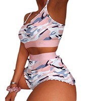Conjunto de Pijama Corto para Mujer Yicheng, Ropa Interior con Múltiples Estampados, Lencería Sexy, Camisolas, Camisones, Ropa de Dormir para Mujer