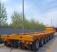 Offre Spéciale : Semi-remorque à plateau surbaissé 13000*3000*1650mm, 13 tonnes, marque LH ou FUWA au choix, pour le transport d'équipements lourds