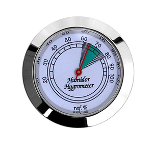 43mm khô ẩm ướt ẩm cho xì gà Humidor cụ ẩm kế vàng kim loại xì gà trường hợp - Product Image 3