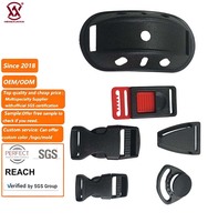 Boucle de casque en plastique et mentonnière haute résistance – Pièces de rechange pour casque – Prix usine – Accessoires de sangle de casque de sécurité