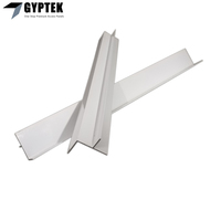 Profilé d'ombre moderne en aluminium pour la décoration des plafonds et des cloisons sèches, résistant à la corrosion et ignifuge