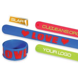 Pulseras de Silicona Personalizables con Impresión por Tampografía, Resistentes a Desgarros, Pulseras Promocionales - Product Image 1